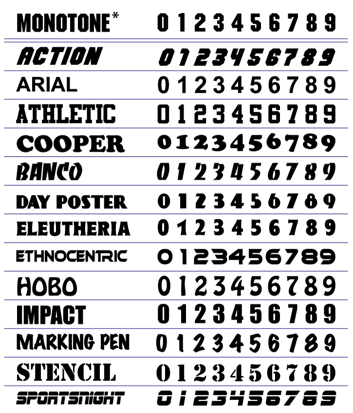 Free athletic fonts to download